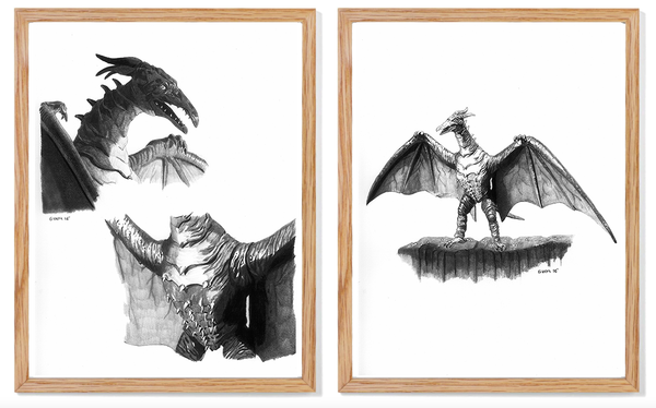 Carles Ganya "Rodan" Diptych