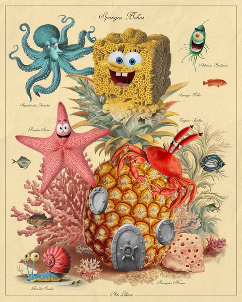Ads Libitum "Spongus Bobus" Print