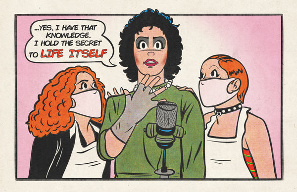Sarah Sumeray "The Rocky Horror Comic Strip" Print