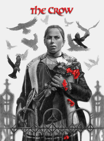 Amas Bansal Art "Sarah (Black & White Variant)" Print