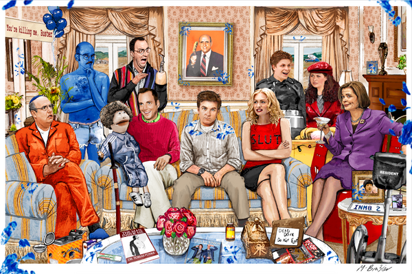 Matthew Brazier "You're killing me, Buster" variant print