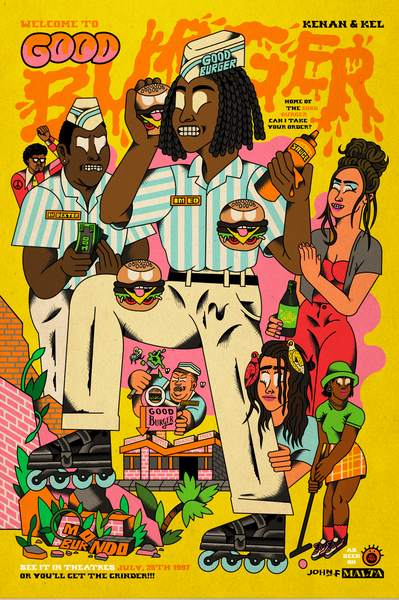 John F. Malta "Ed & Dexter's Excellent Adventure" print