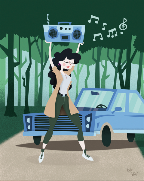 Kyle Blair "Say Anything" print