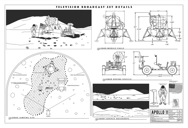 Jeremy Wojchihosky "APOLLO 11" Framed