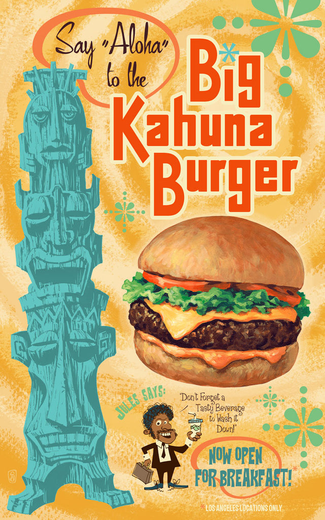Stephen Andrade "That IS a Tasty Burger!" Print