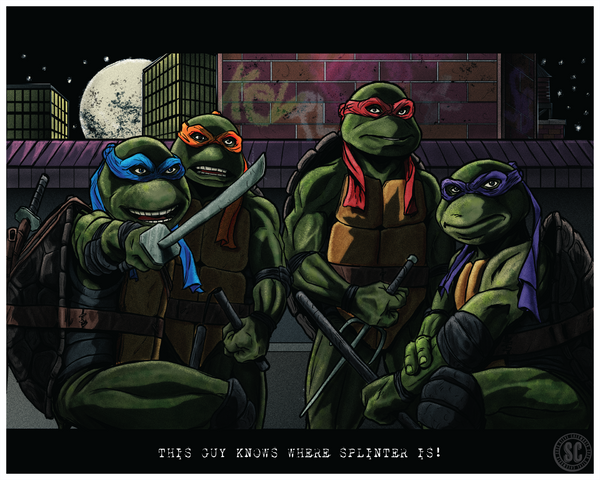 Steve Chesworth "Rooftop Rumble" Print