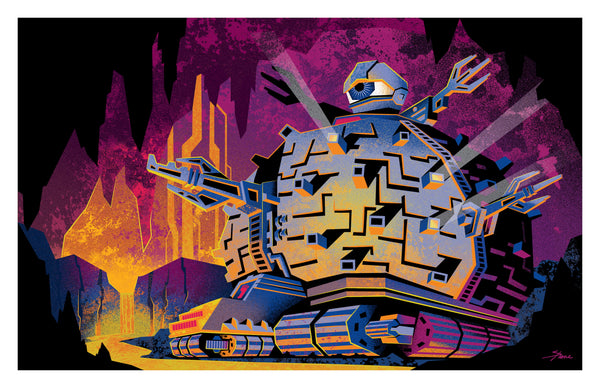 Shane Houston "Techno Terror From Below" Print