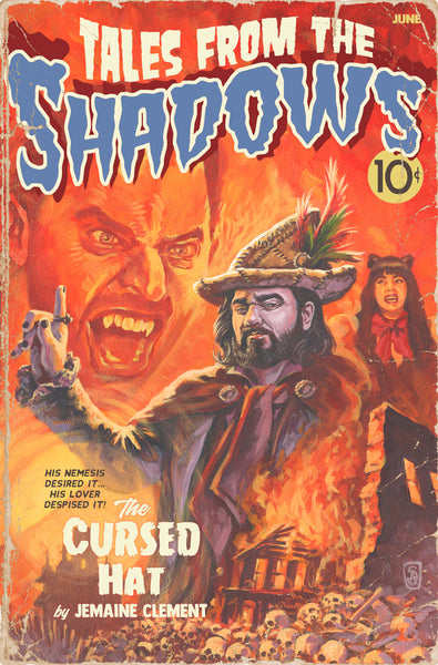 Stephen Andrade "The Cursed Hat" (Vintage Pulp Edition) print
