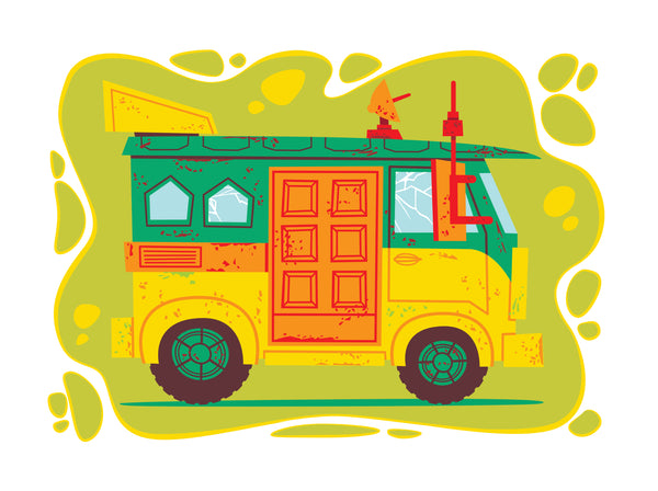 Doug LaRocca "Turtle Van" Print