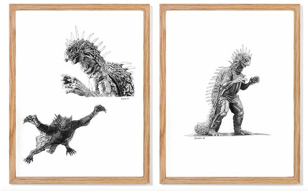 Carles Ganya "Varan" Diptych