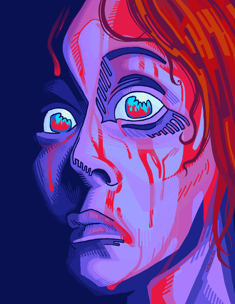 Viridian Van Buskirk "Carrie" Print