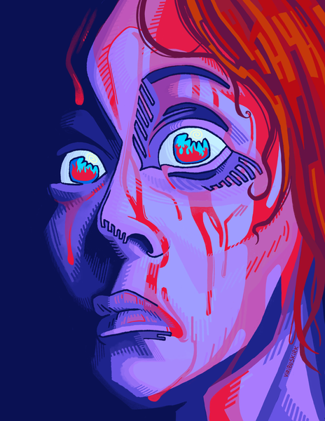 Viridian Van Buskirk "Carrie" Print