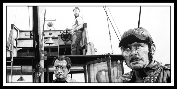 Carles Ganya "We're Going to Need A Bigger Boat" Print
