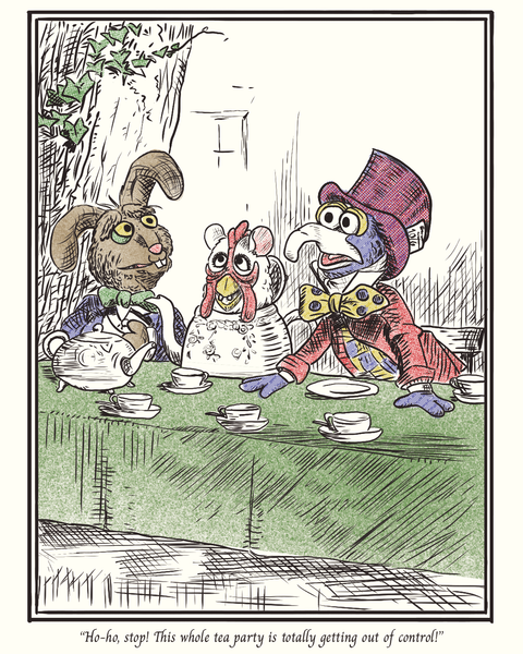Danny Beckwith "A Weird Tea Party" Print