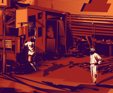 Jeff Boyes "White Men Can't Jump" Framed Print