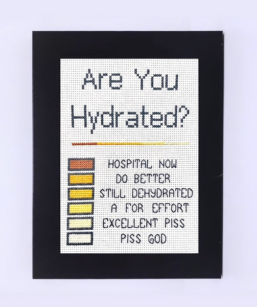 WuStitch "Are You Hydrated?"