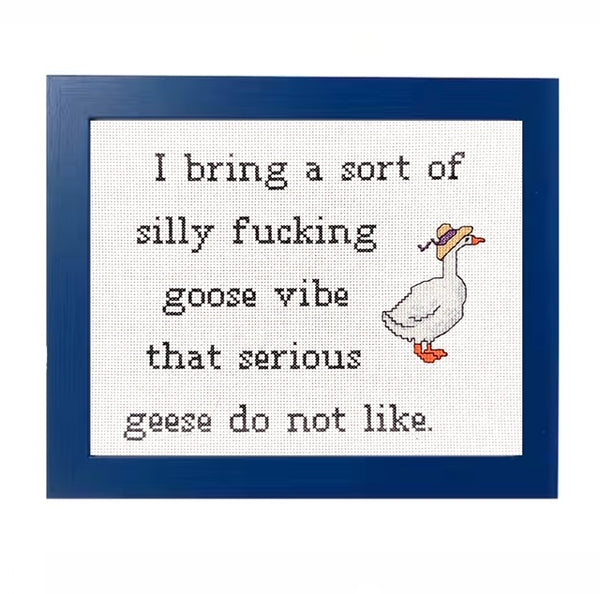 WuStitch "Silly Goose"
