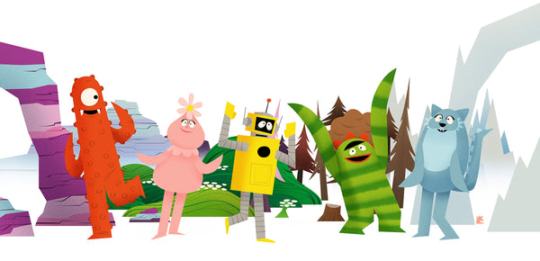 Mark Borgions "Let's all come and play with DJ Lance Rock today" Print