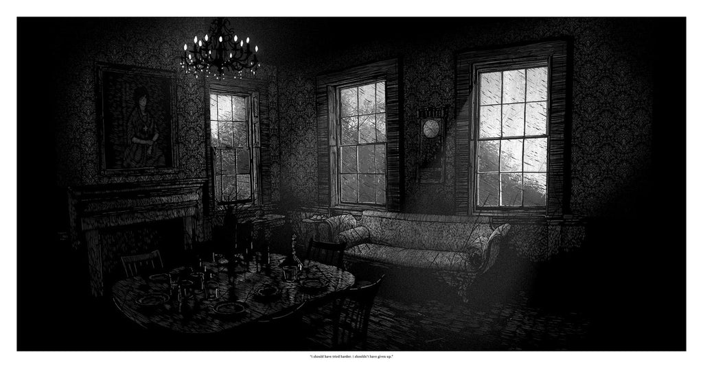 Daniel Danger "i should have tried harder. i shouldn't have given up." Print