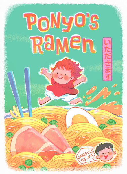 Gemma Roman "A Sea of Noodles" Print