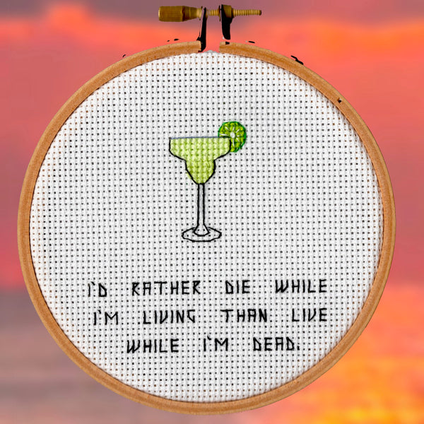 Oh Sew Nerdy "I’d rather die while I’m living than live while I’m dead."