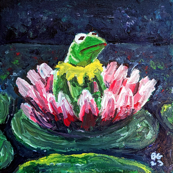 Ben Gore "Kermit on lily pad"
