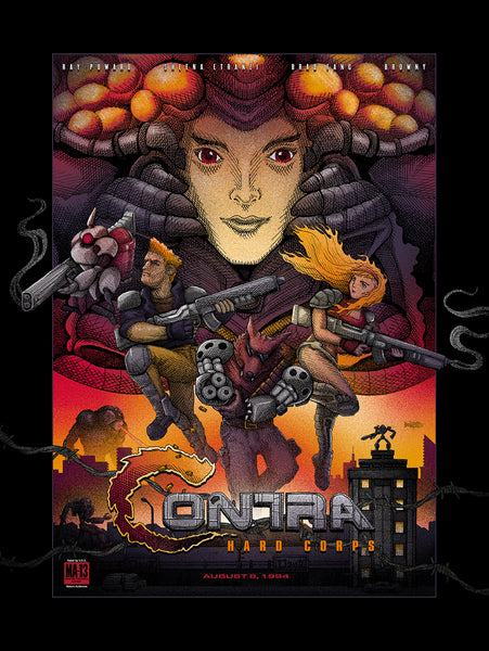 Shane Lewis "Contra Hard Corps" print