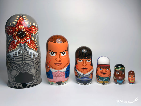 Andy Stattmiller "Stranger Things Nesting Dolls"