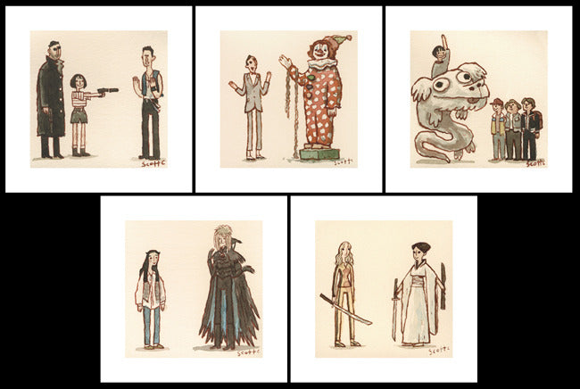 Scott C "The Great Showdowns Print Set #8" Artist Proof