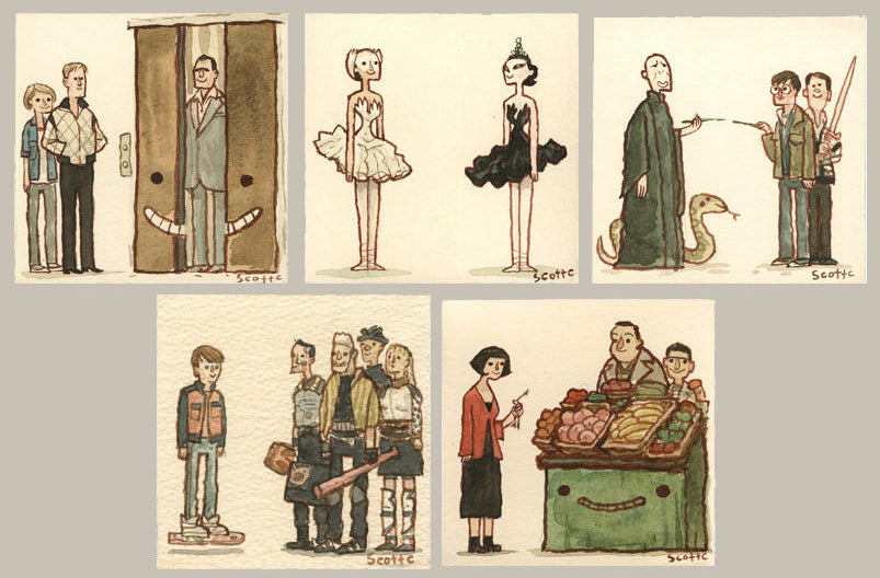 Scott C "The Great Showdowns Print Set #10" Artist Proof