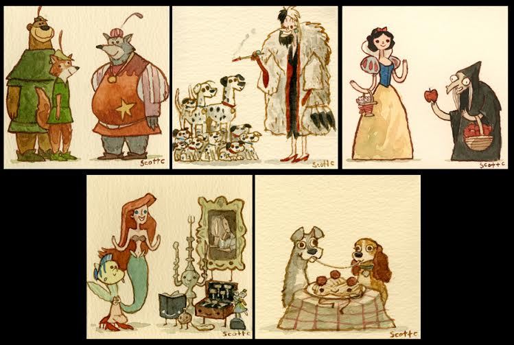 Scott C "The Great Showdowns Print Set #16" Artist Proof
