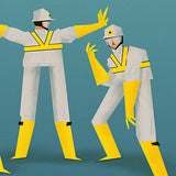 Mark Borgions "Three MC's and One DJ_01: Intergalactic" Print