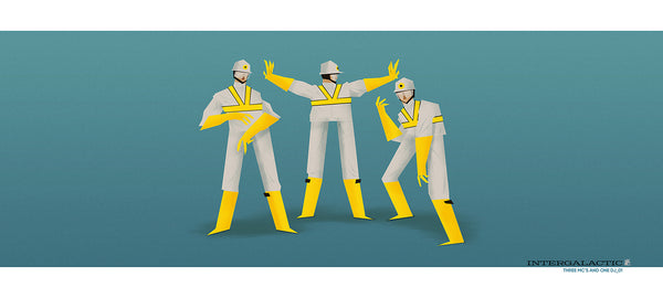 Mark Borgions "Three MC's and One DJ_01: Intergalactic" Print
