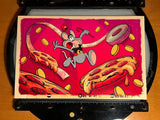 Jordan Koch "Chuck E. Cheese: Doughfender of the Pizzaverse" print