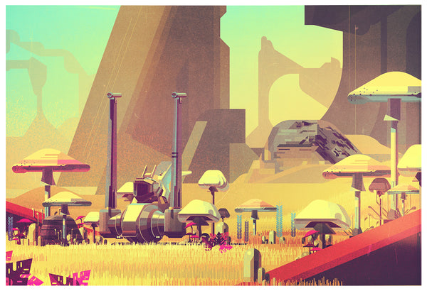 James Gilleard “Mushrooms” Print