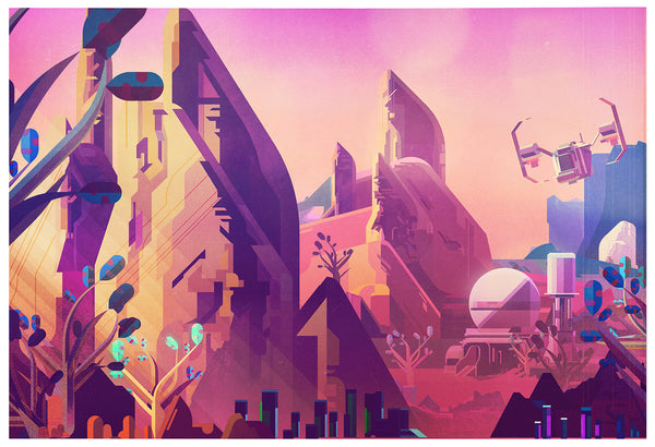 James Gilleard “Base” Print
