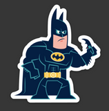 Dave Perillo "Bruce Vs Oswald" Sticker Set