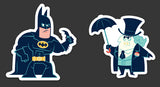 Dave Perillo "Bruce Vs Oswald" Sticker Set