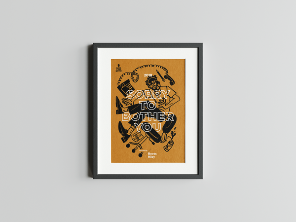 Title Cards "#13 Sorry to Bother You" Framed Print