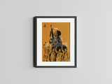 Title Cards "#15 Da 5 Bloods" Framed Print
