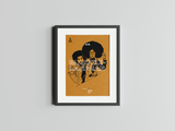 Title Cards "#17 Blackkklansman" Framed Print