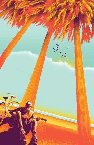 17th & Oak "Venice Beach" Print
