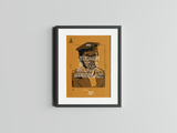 Title Cards "#18 Judas & The Black Messiah" Framed Print