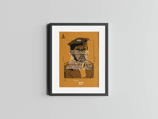 Title Cards "#18 Judas & The Black Messiah" Framed Print