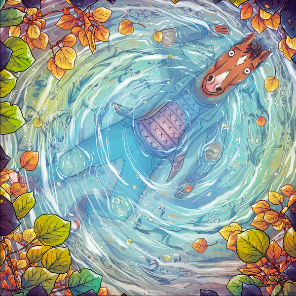 Taylor Rose "Spiraling Horseman" Print