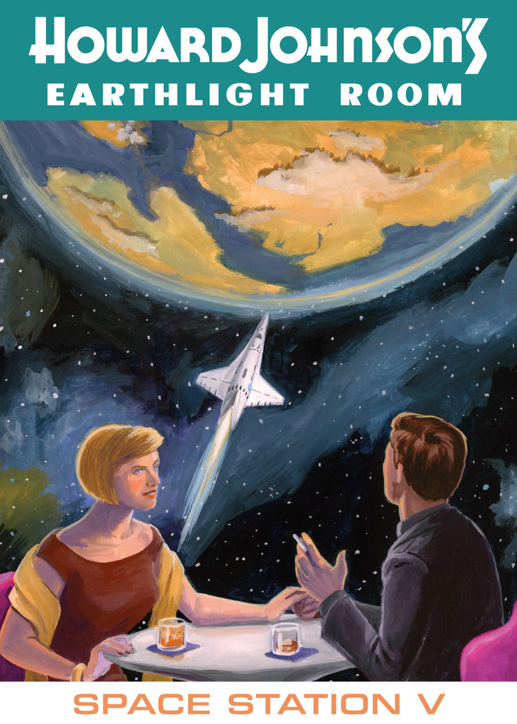 Jason Chalker "Howard Johnson's Earthlight Room" Postcard Print