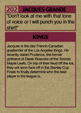 Cuyler Smith "202 - Jacques Grande" Trading Card