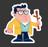 Dave Perillo "Dennis Vs Dilo" Sticker Set