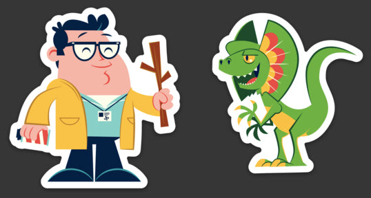 Dave Perillo "Dennis Vs Dilo" Sticker Set