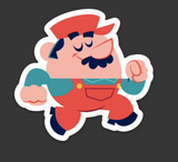 Dave Perillo "Mario Vs Donkey" Sticker Set